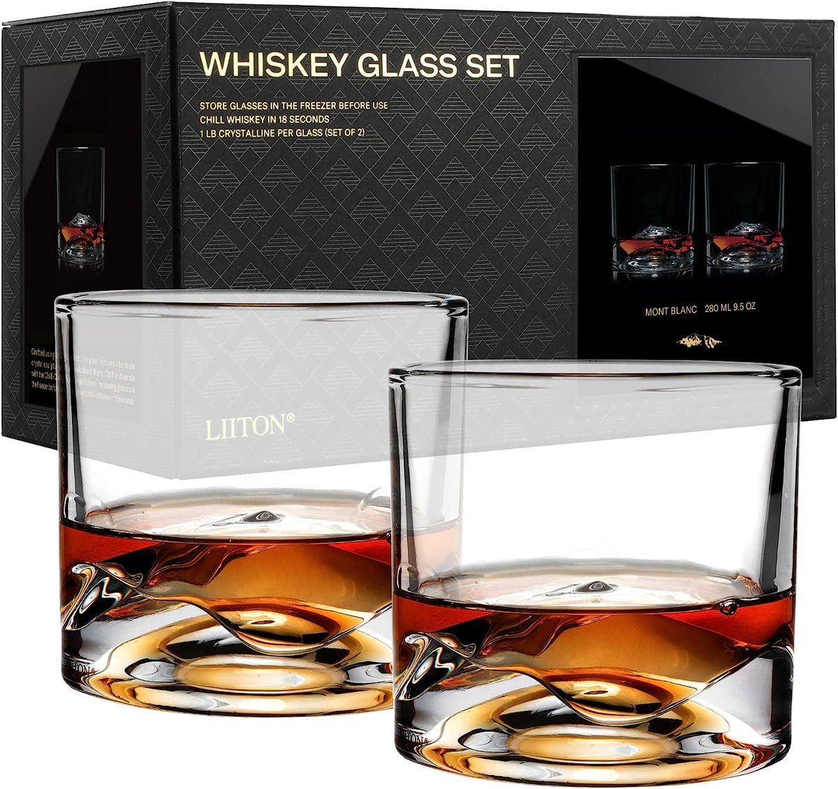 Mountain Relief Whiskey Glass