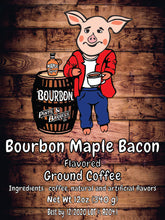 Load image into Gallery viewer, Bourbon Maple Bacon flavored Ground Coffee